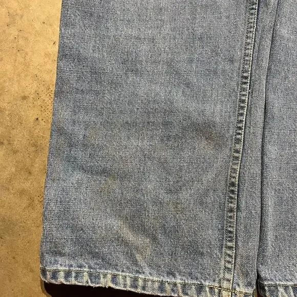 Vintage Y2k Arizona Baggy Loose Fit Faded Jeans 33x30 - Picture 2 of 5